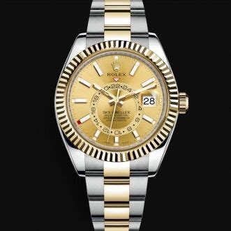 rolex sky dweller or jaune|rolex sky dweller 2020 for sale.